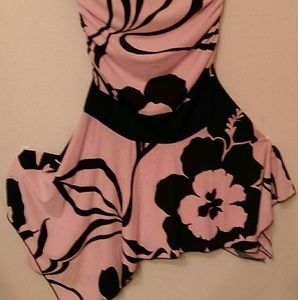 Dress, Pink and Black Medium